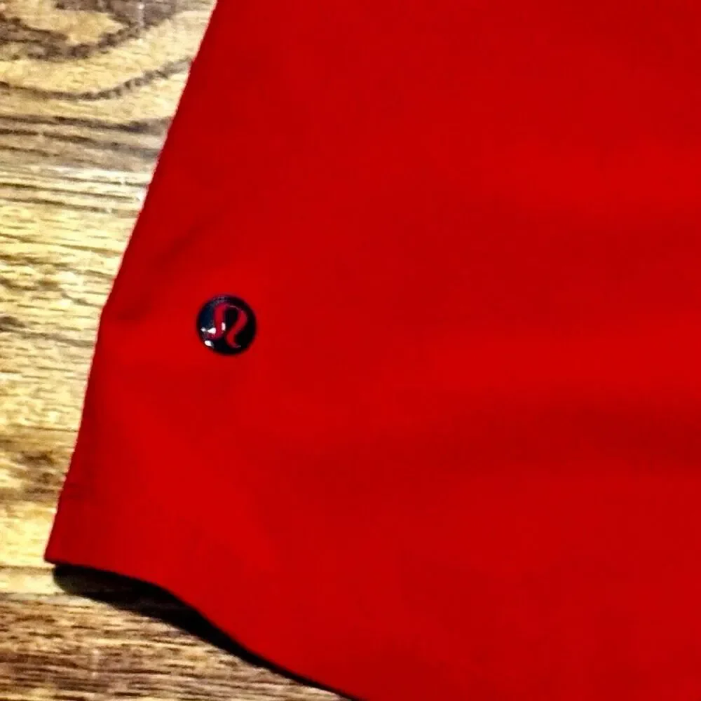 Lululemon Athletica Channel Cross Swim Shorts. Red. Size Medium.